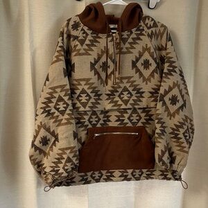 Western Pattern Men's Sweater